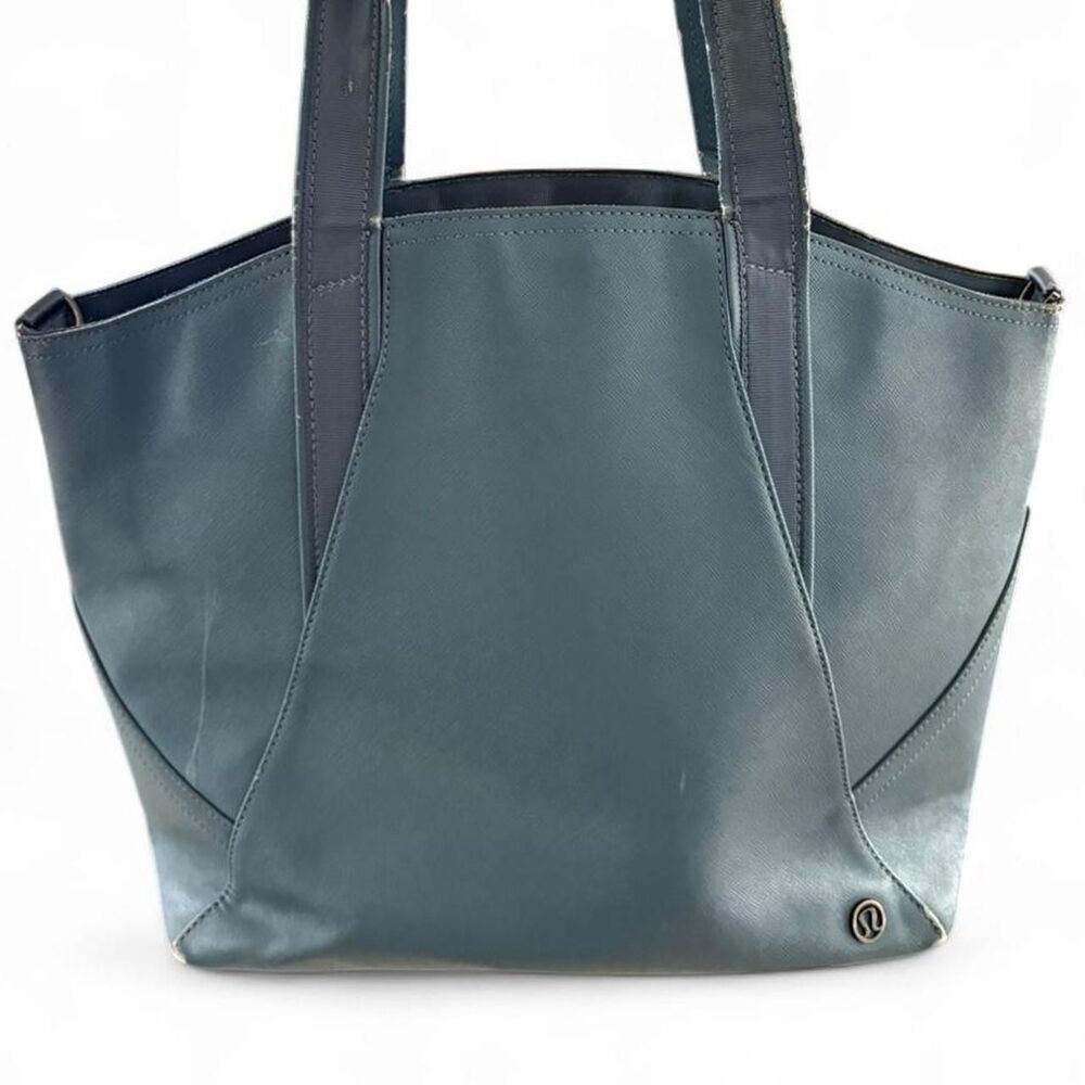 Womens Lululemon Leather Tote Bag